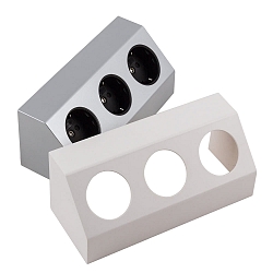 Protective contact socket SALERNO, 3-fold, 250V, max. 3500W