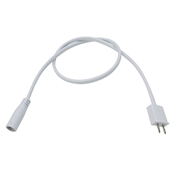 Connection cable for MICANO Under cabinet luminaire, 500mm, 2x0,5mm�, between transformer/luminaire