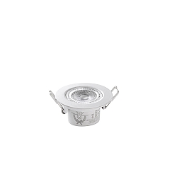 LED Recessed spot DL6809, 7W, 525lm, IP44, 2000-2800K, dimm to warm, cardanic swivelling