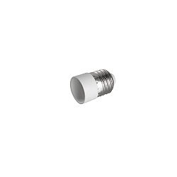 Lamp socket adapter plastic E27 to E14 max. 60W