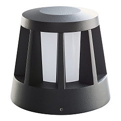 path light GOMERA round IP65, anthracite, opal 