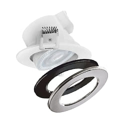 recessed luminaire DL7003 round, CCT Switch IP44, white dimmable 5,5W 540/600/580lm 3000/4000/6500K 38� CRI >80