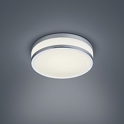 LED Ceiling luminaire ZELO 29 LED Bathroom luminaire, IP44, chrome