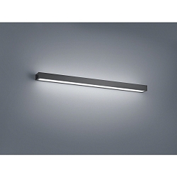 LED Wall luminaire THEIA 90 LED Mirror lamp IP 44 black matt