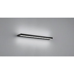 LED Wall luminaireSLATE 60 LED Mirror lamp IP44 black matt