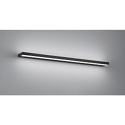 LED Wall luminaireSLATE 90 LED Mirror lamp IP44 black matt
