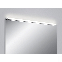 mirror luminaire LADO-S 120 large, switchable, slim, with diffuser IP44