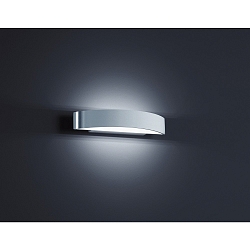 LED Wall luminaire YONA LED, 27,5cm, IP20, aluminum polished-white matt