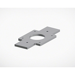 Mounting plate OKI galvanised steel