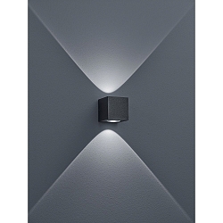 PEKA Wall luminaire IP54 graphite
