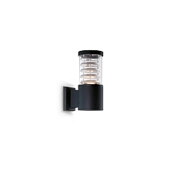 Outdoor wall luminaire TRONCO AP1, E27, black