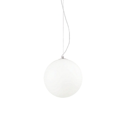 Pendant luminaire MAPA BIANCO SP1 D30, E27, � 30cm, white
