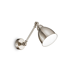 Wall luminaire NEWTON AP1, E27, antique brass