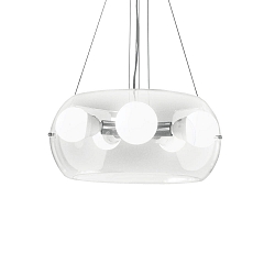 Pendant luminaire AUDI-10 SP5, 5 flames, E27, 60W, smoked glass