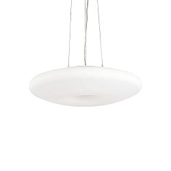 Pendant luminaire GLORY SP5 D60, 5 flames, � 60cm, E27, white