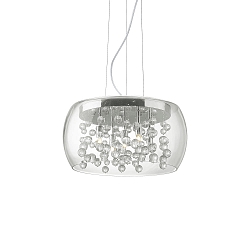 Pendant luminaire AUDI-80 SP5, 5 flames, G9, 40W, chromee