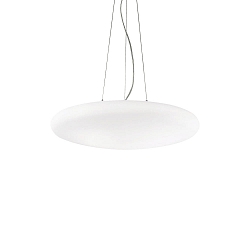 Pendant luminaire SMARTIES BIANCO SP3 D40, 3 flames, E27, � 40cm, white