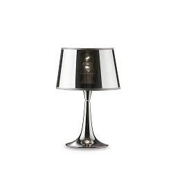 Table lamp LONDON CROMO TL1 SMALL, E27, chromee