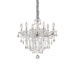 Chandelier FLORIAN SP6, 6 flames, E14