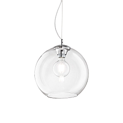 Pendant luminaire NEMO CLEAR SP1 D30, E27, � 30cm, transparent