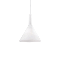 Pendant luminaire COCKTAIL SP1 SMALL, 1 flame, E14, white