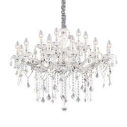 Chandelier FLORIAN SP18, 18 flames, E14, chrome