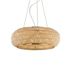 pendant luminaire PASHA SP10 10 flames E14 IP20, gold