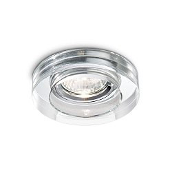 Recessed spot BLUES ROUND, IP20, � 9.5cm, GU10 max. 50W, aluminium