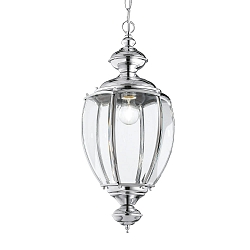 Pendant luminaire NORMA SP1 BIG, E27, chrome