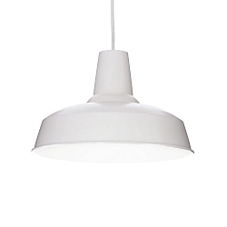 Pendant luminaire MOBY SP1, E27, white