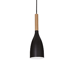 Pendant luminaire MANHATTAN SP1, E14, black