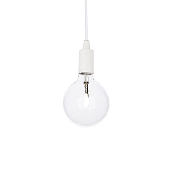 Pendant luminaire EDISON SP1, E27, 60W, white