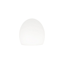 Cover 2 for CLIO outdoor luminaires, OVAL, plastic, matt white