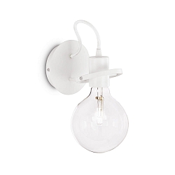Wall luminaire RADIO AP1, E27, 60W, white
