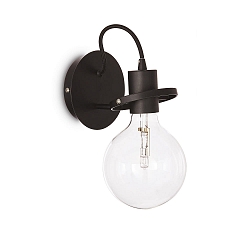 Wall luminaire RADIO AP1, E27, 60W, black