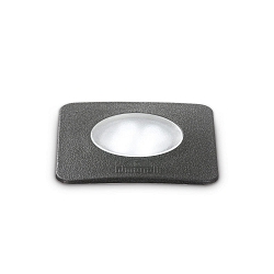 LED Floor recessed luminaire CECI SQUARE FI1 SMALL, GU10, 4,5W, black