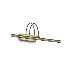 LED Picture lamp BOW AP66 Mirror luminaire, 66x 0,07W, antique brass