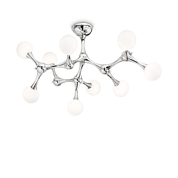 Ceiling luminaire NODINO, 9 flames, � 83cm, incl. G9 lamp