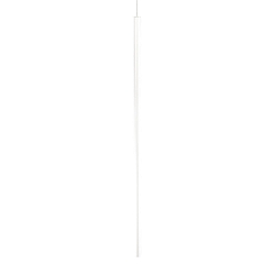 LED pendant luminaire ULTRATHIN ROUND, lenght 100cm / � 3cm, 11.5W 3000K 1000lm, polished chrome