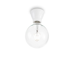 Keramik-Wall / Ceiling luminaire WINERY, E27 max. 60W, straight, white