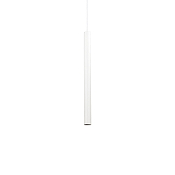 LED pendant luminaire ULTRATHIN ROUND, lenght 40cm / � 3cm, 11.5W 3000K 1000lm, polished chrome