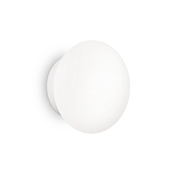 Outdoor wall / ceiling luminaire BUBBLE, � 15cm / H 9cm, 2x G9, aluminium / plastic