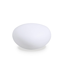 Outdoor luminaire SASSO, IP44, G9, with plug + earth spike, plastic opal, � 41cm