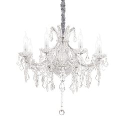 Chandelier NAPOLEON, 8 flames, � 67cm, E14, gold