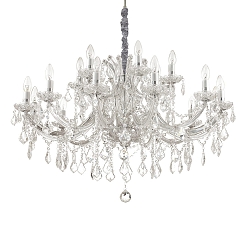 Chandelier NAPOLEON, 18 flames, � 96cm, E14, chrome
