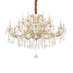 Chandelier NAPOLEON, 18 flames, � 96cm, E14, gold