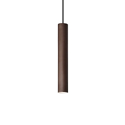 Pendant luminaire LOOK, IP20, � 6cm, incl. GU10 MR16 28W 3000K, corten