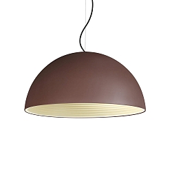 Pendant luminaire FOLK, 1 flame, � 50cm, E27, rust look / white