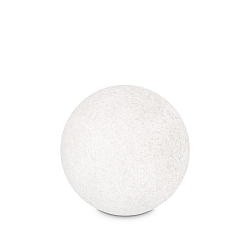 Outdoor ball luminaire DORIS, IP44, E27 max. 60W, plastic in granite look, � 58cm