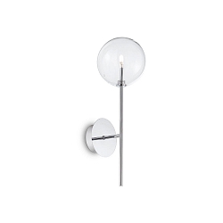 Wall luminaire EQUINOXE, incl. G4 2W 3000K 170lm, metal / clear glass, chrome